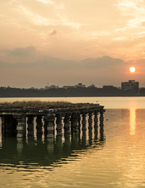 Rankala Lake in Kolhapur, a serene spot for boating and relaxation.